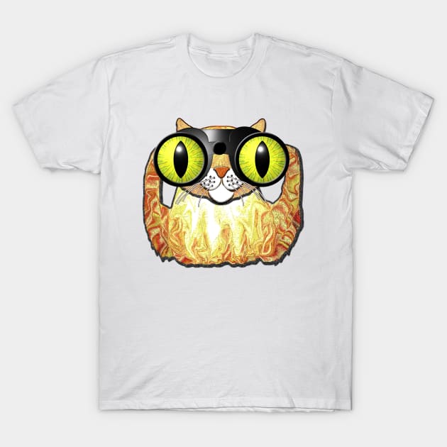 Cat Spy T-Shirt by velhur